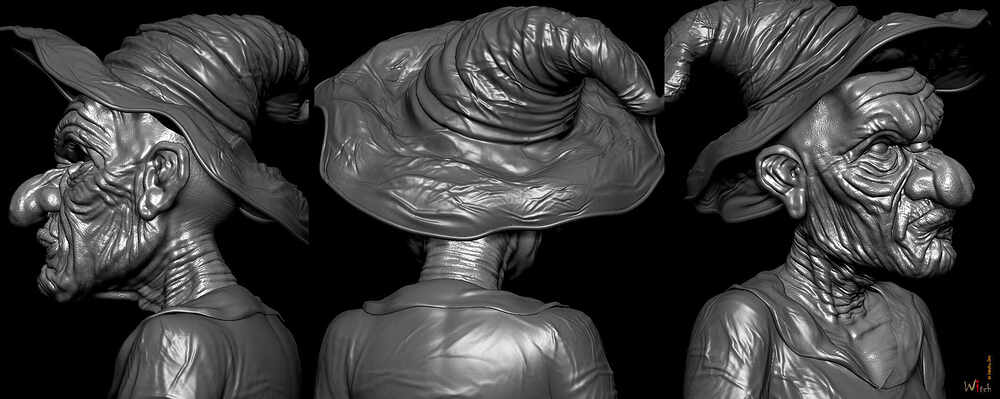 A12_Witch_Digital_Sculpture_SurajitSen_Nov2024_WIP11