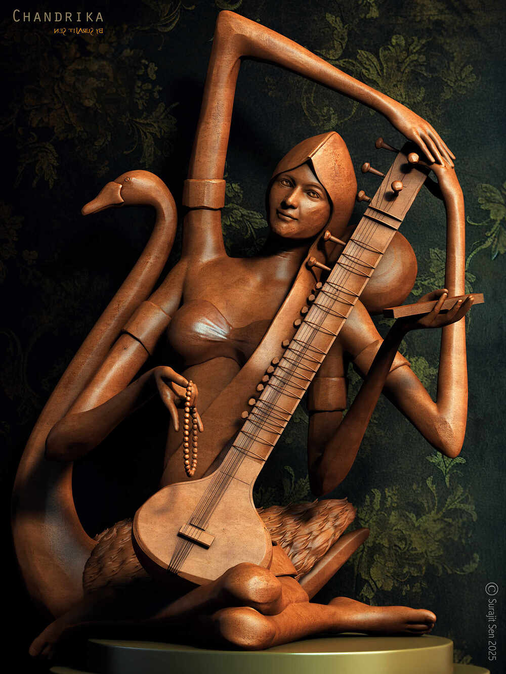 Chandrika_Digital_Sculpture_SurajitSen_Jan2025_A