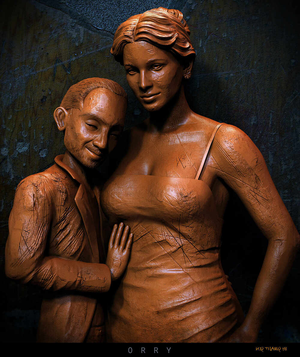 Orhan's Pose_Digital_SCulpture_SurajitSen_Dec2023