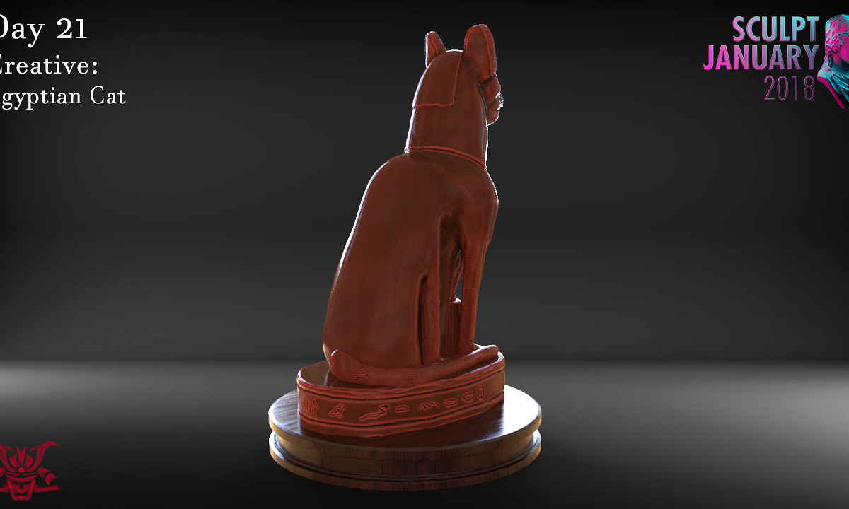 Day 21 Egyptian Cat Render 05.jpg