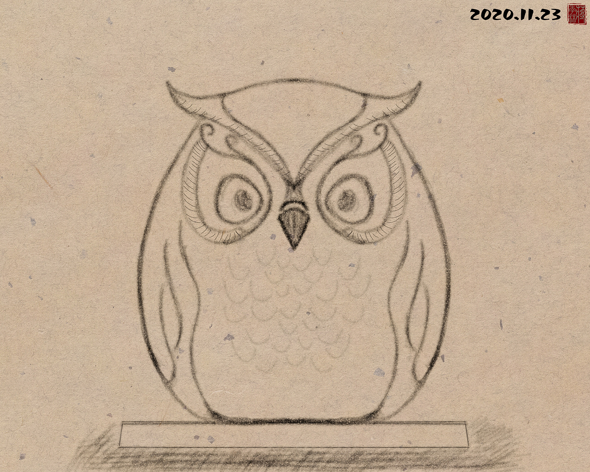 owl_线稿