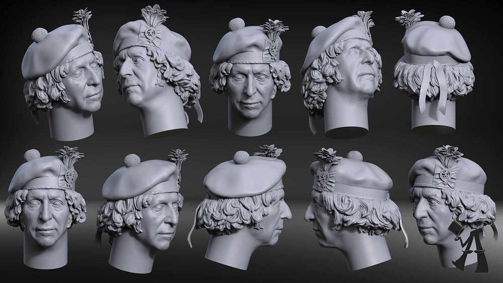 4th Doctor Head Turns Grey