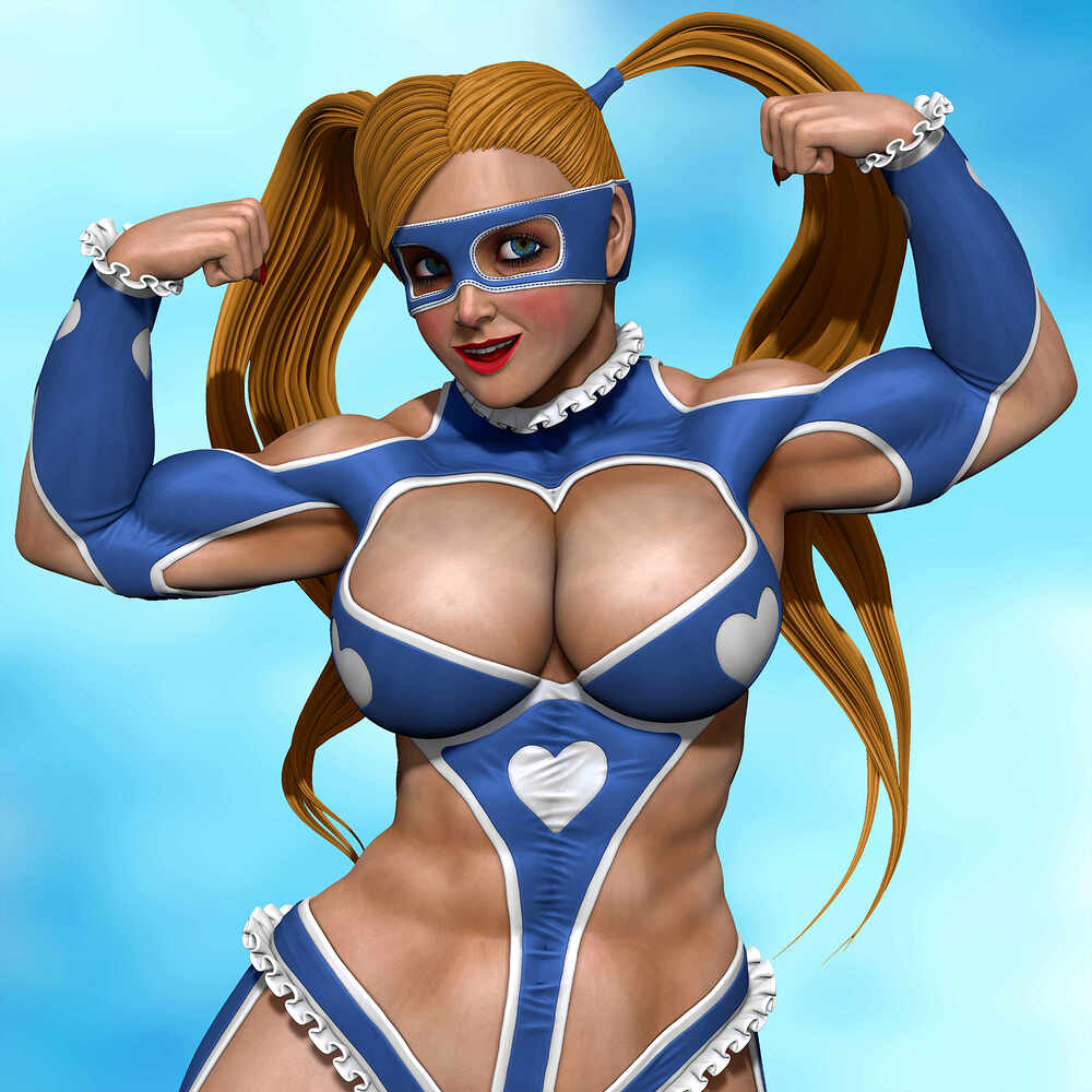 R Mika Street Fighter Video Game 3D Character sculpted by Yacine BRINIS 024
