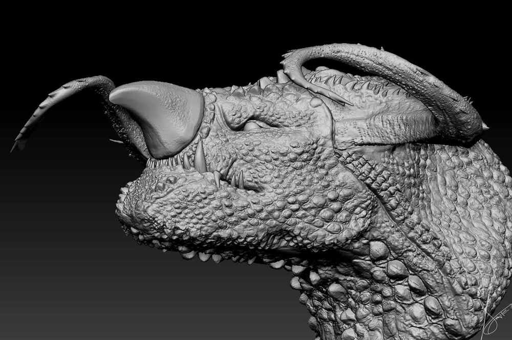 Dormant Predator_Digital_Sculpture_SurajitSen_March2026_WIP