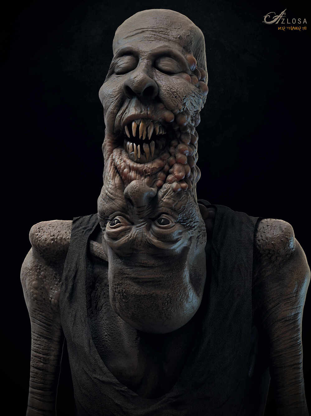 Azlosa_Creature_Digital_Sculpture_SurajitSen_Jul2023
