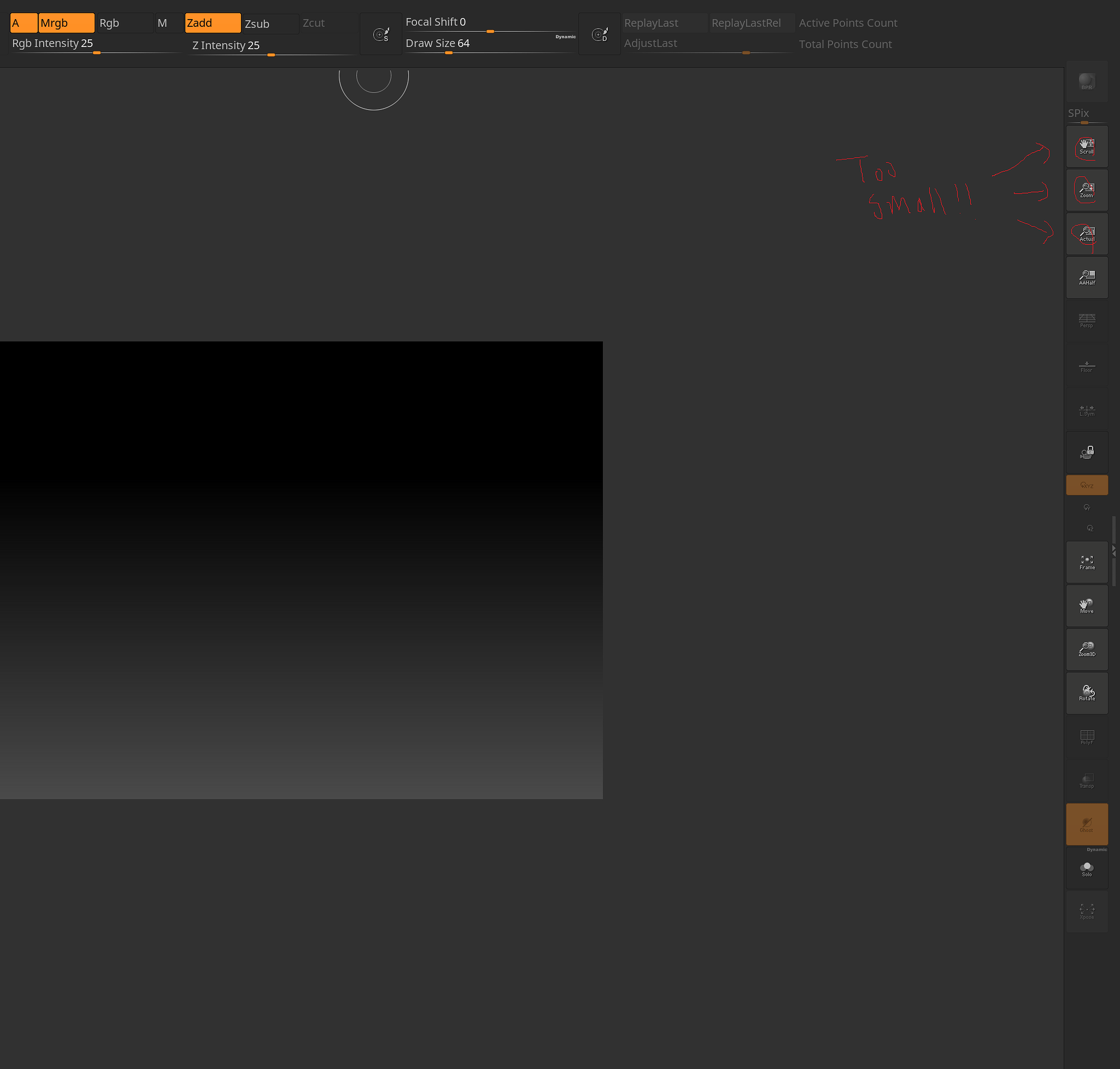 How to enlarge the icons inside the button? ZBrushCentral