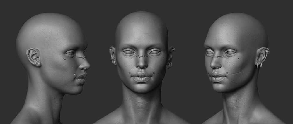 highpolyportrait