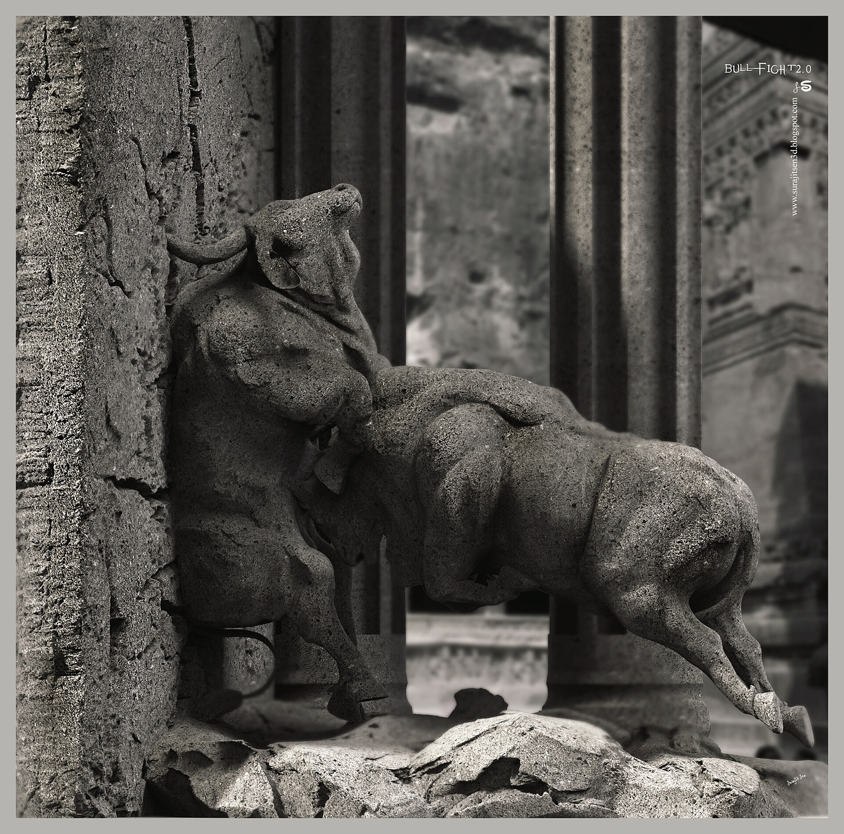 Bull Fight2.0_Digital_SCulpture_SurajitSen_May2020A_L1