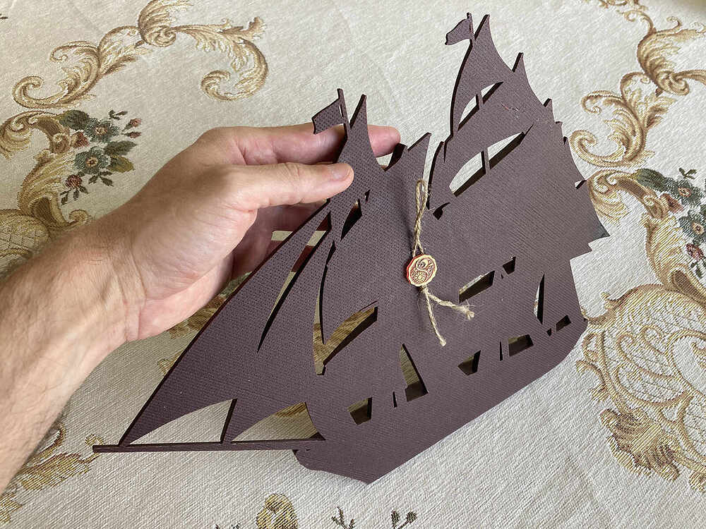 Sailing Frigate - Antique Cooper 4