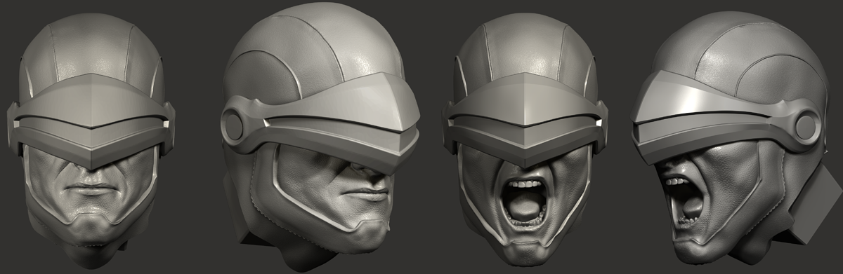 render cabeças