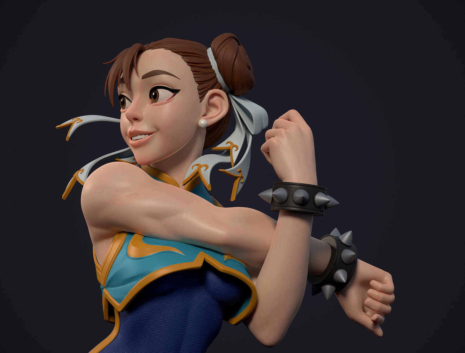 Chun li fanart zbrushcentral