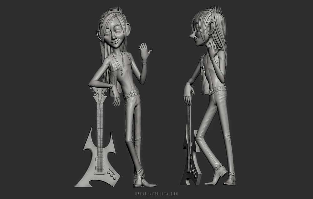 Guitarrist_Zbrush_Rafael_Mesquita