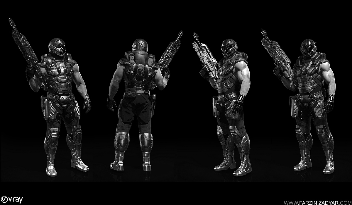 Farzin_Izadyar_GI_RedAlert_Pose1_Black-and-White
