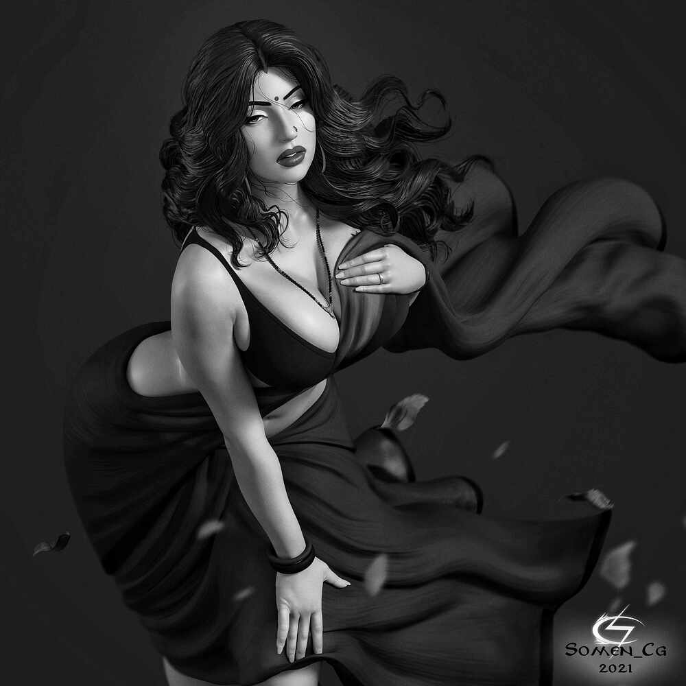 Savita_Bhabi_Somen-Cg_01_B&W