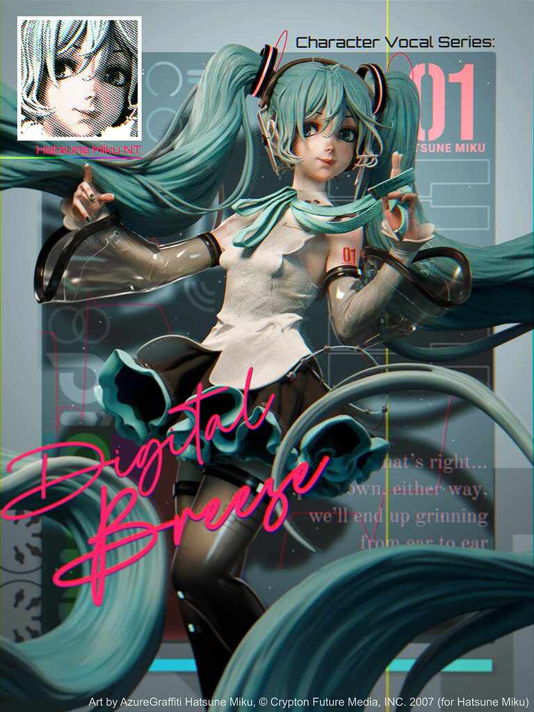 Hatsune Miku NT: Digital Breeze - ZBrushCentral