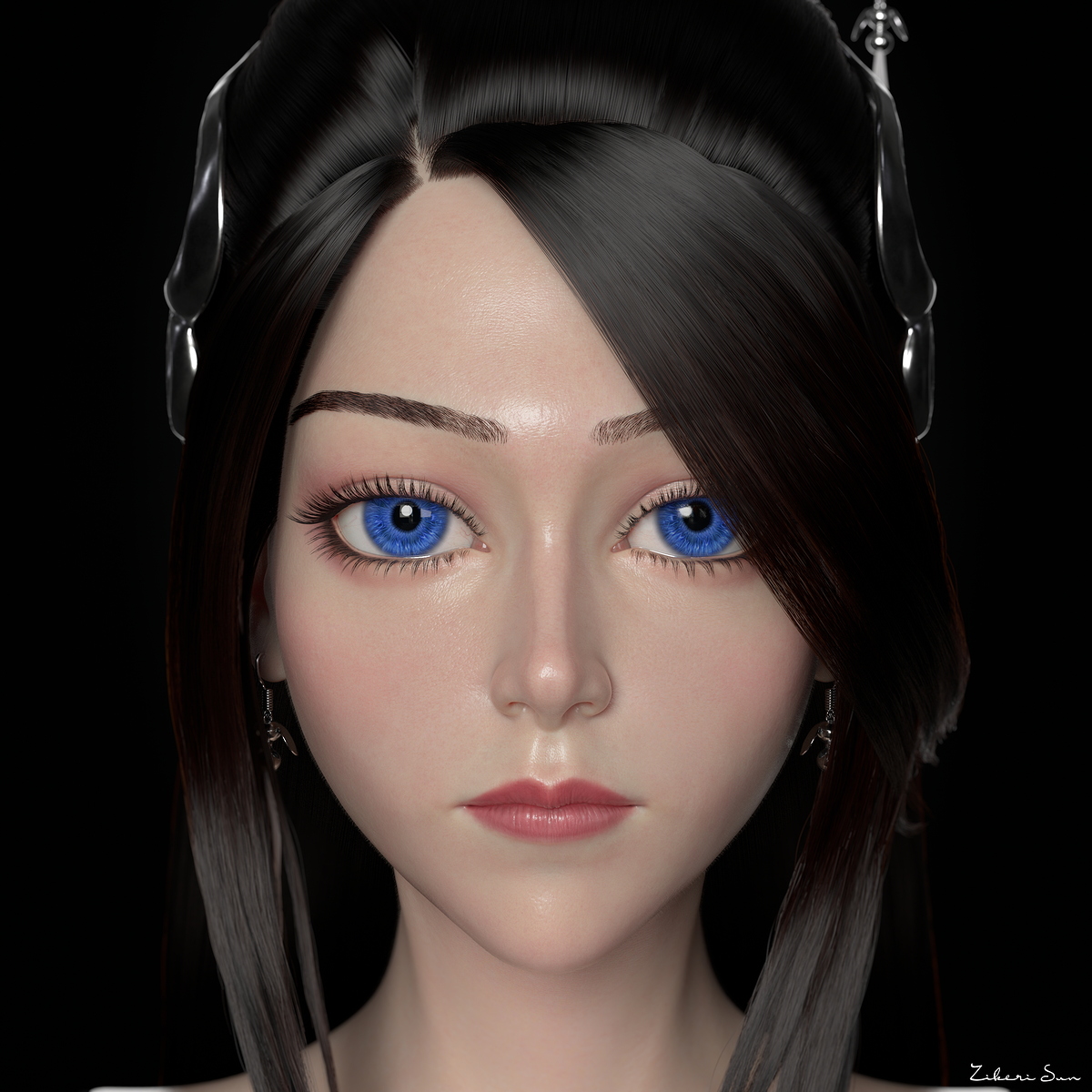 nv_heibai_datou6
