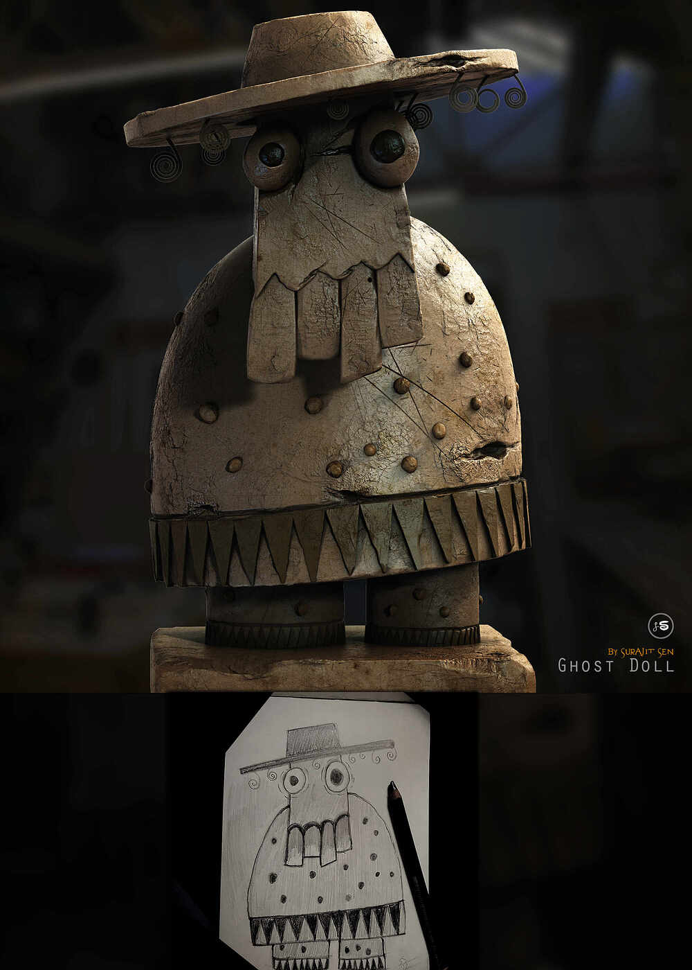 Ghost_Doll_Digital_SCulpture_SurajitSen_May2023A