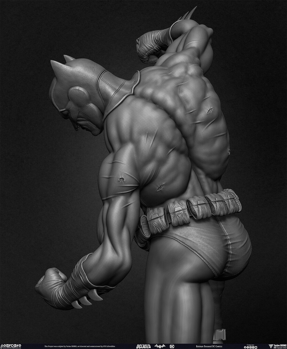 Batman Dceased DC Comics sculpted by Yacine BRINIS 035