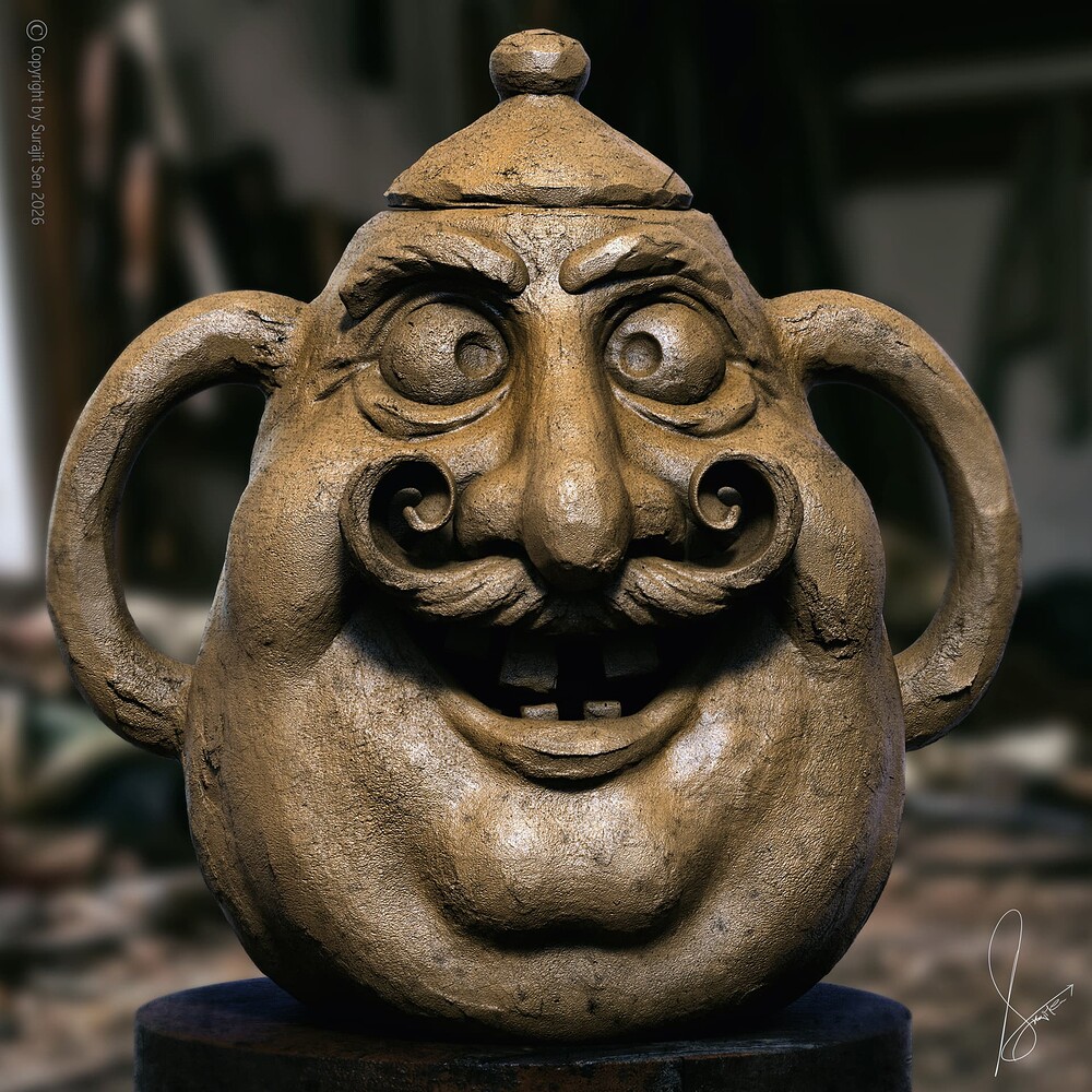 Happy_Jug_Digital_Sculpture_SurajitSen_May2026A