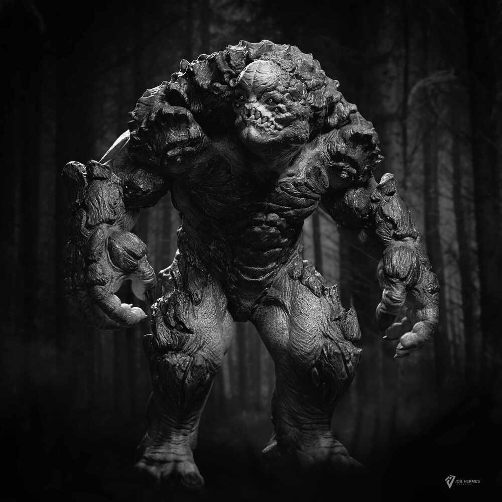 GoldenOreGolem_Shot04_BW
