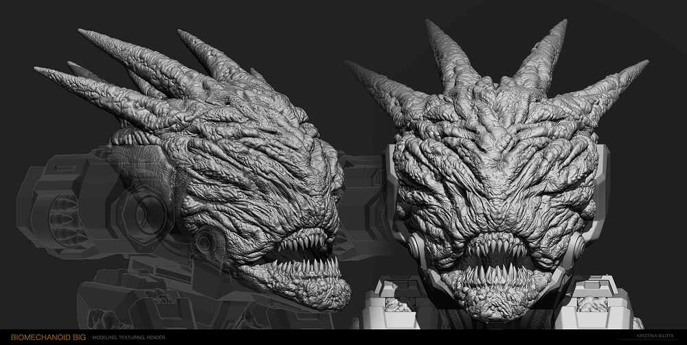 BiomechanoidBig_Zbrush