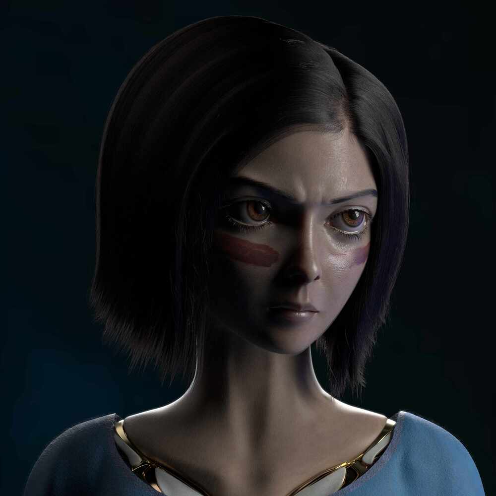 (2) Alita Render Close Up 2