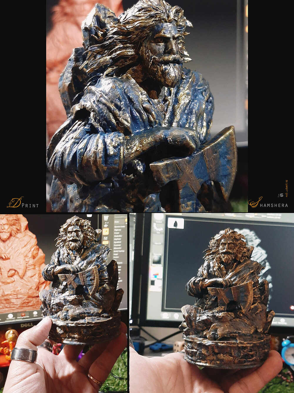 11_Shamshera_3D_Print_SurajitSen_Digital_Sculpture_SurajitSen_Jul2022