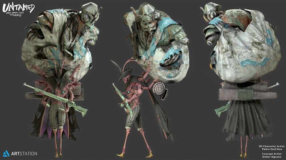 Insectoid wanderer 3 images