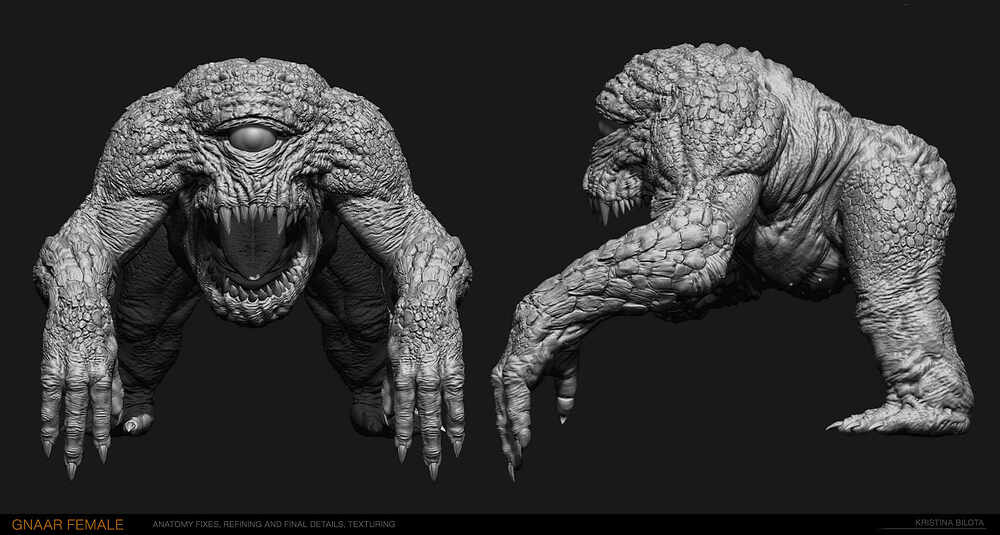 GnaarFemale_Zbrush2