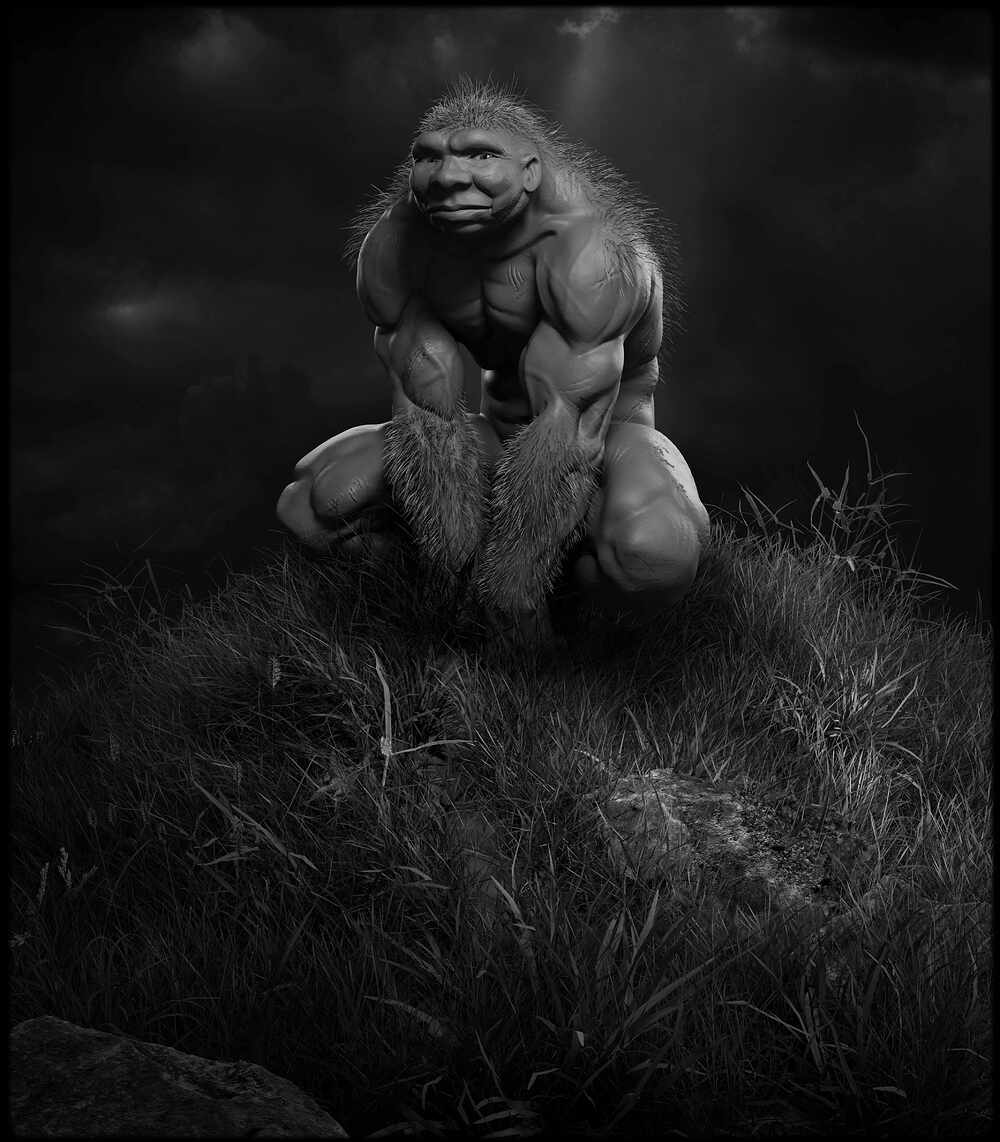 pithecantrope-zbrush