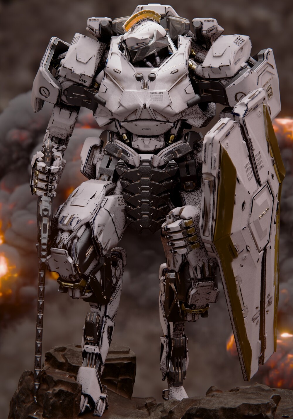 guardian 3D model-01