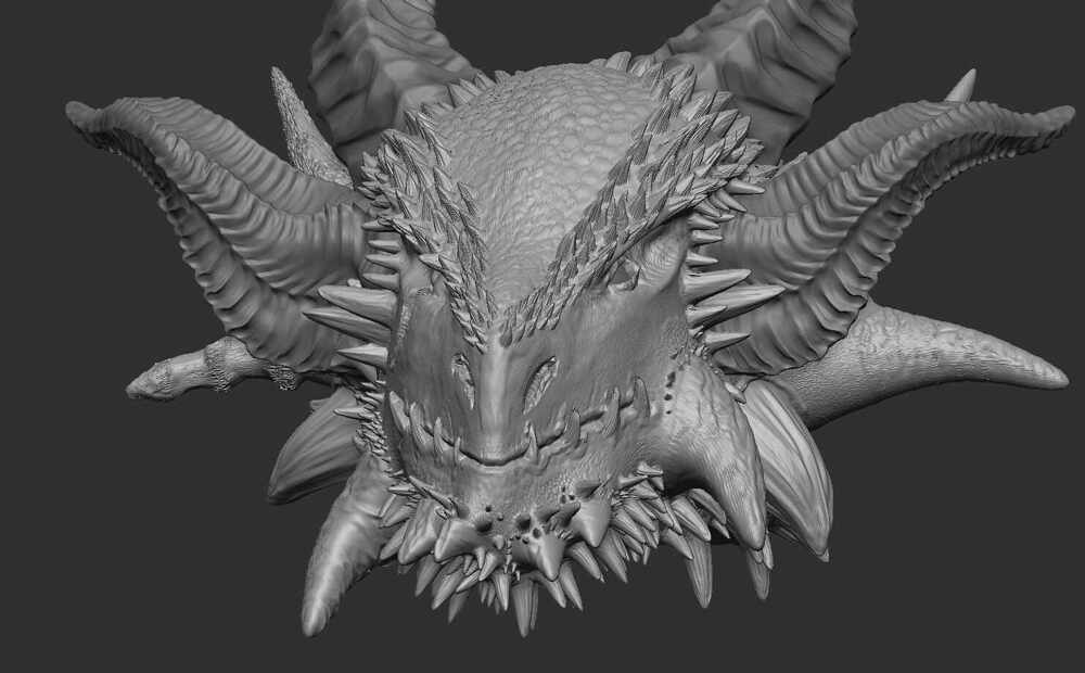 Dragon lower front