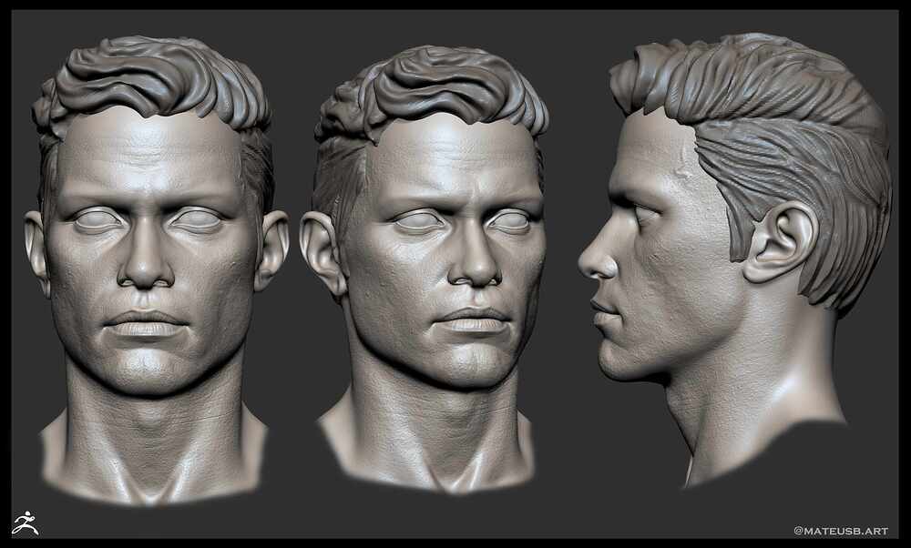 renderZbrushcabeça