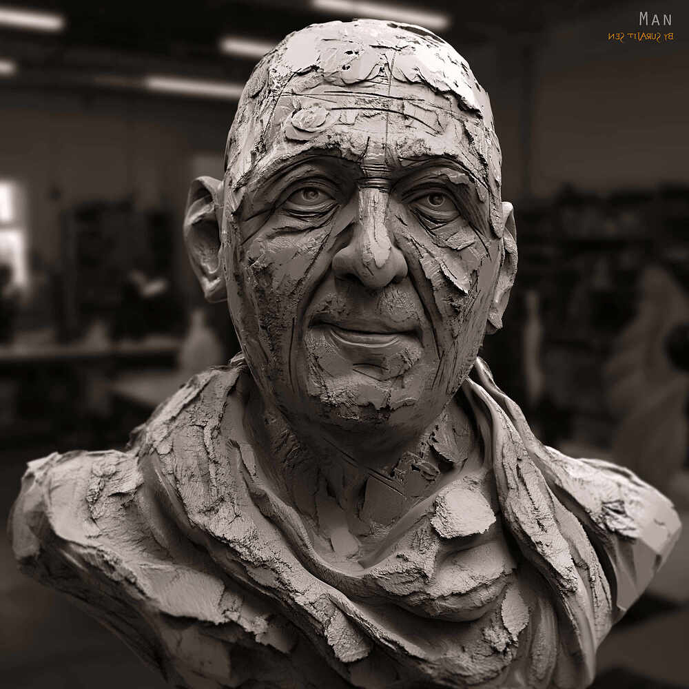 Man_Digital_Sculpture_SurajitSen_March2024