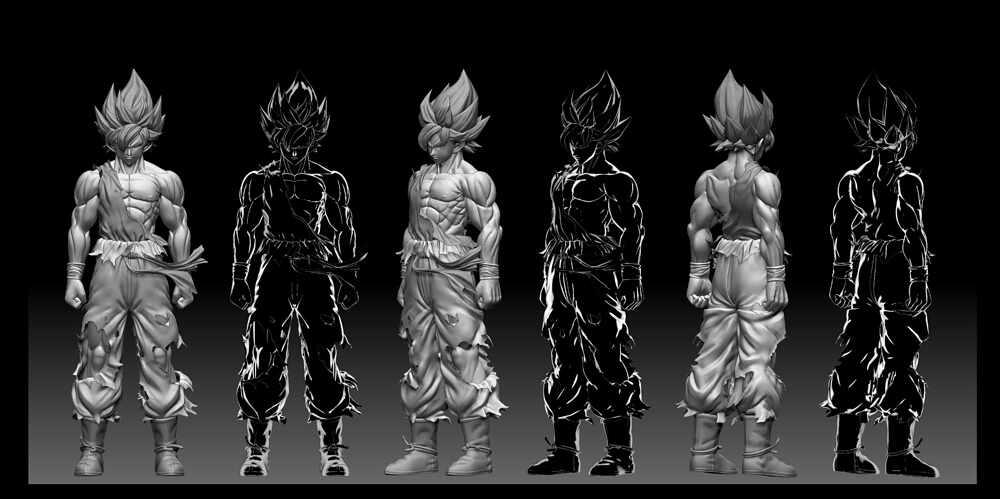 son_goku_sculpt