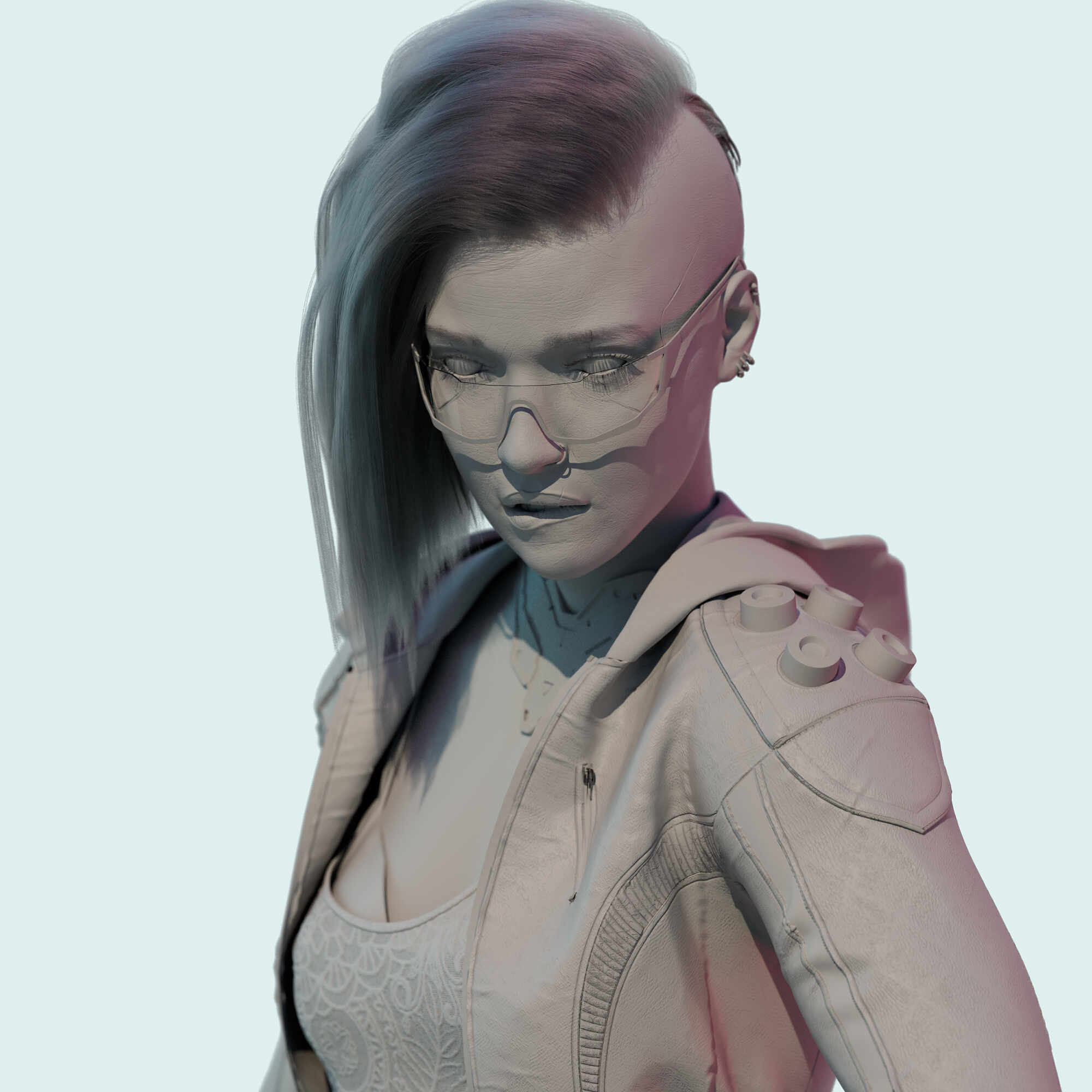 cyberpunk-girl-zbrushcentral