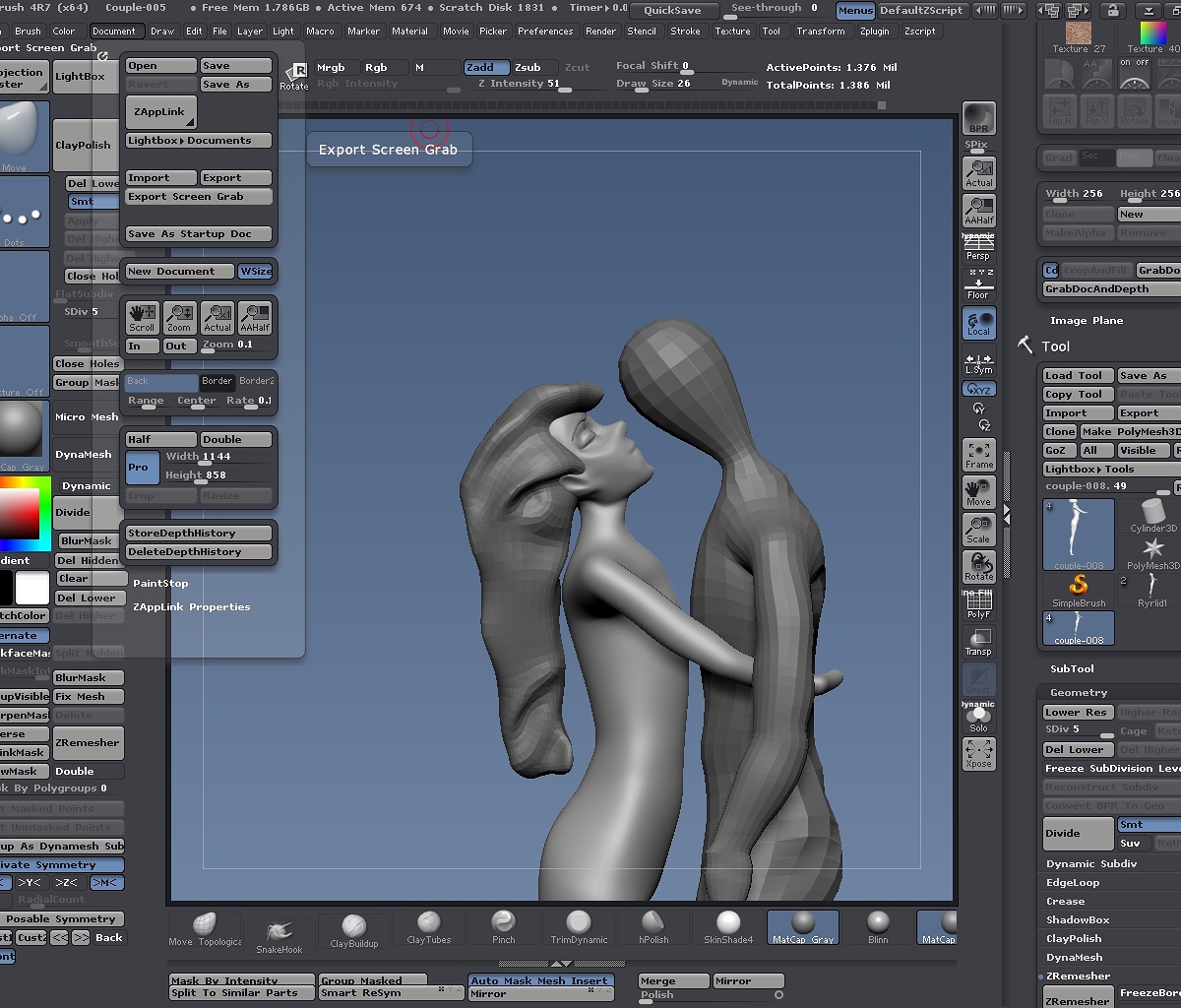 couple By vahid ahmadi in zbrush Workflow-005.jpg