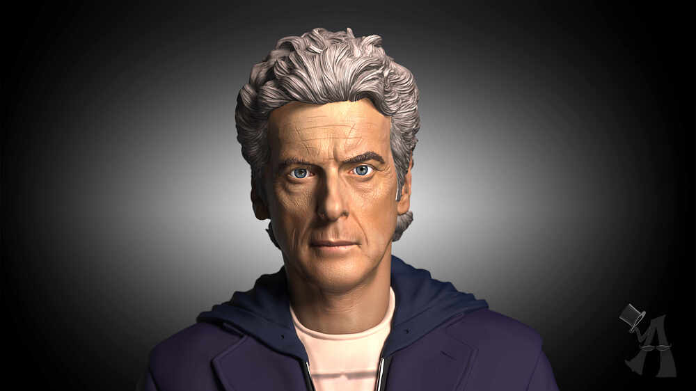 12th Doctor Peter Capaldi Front Lighter