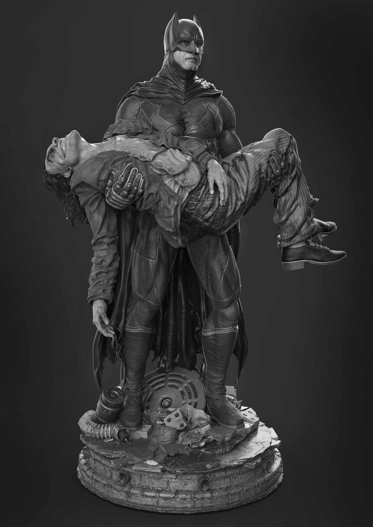 Death of the joker zbrushcentral