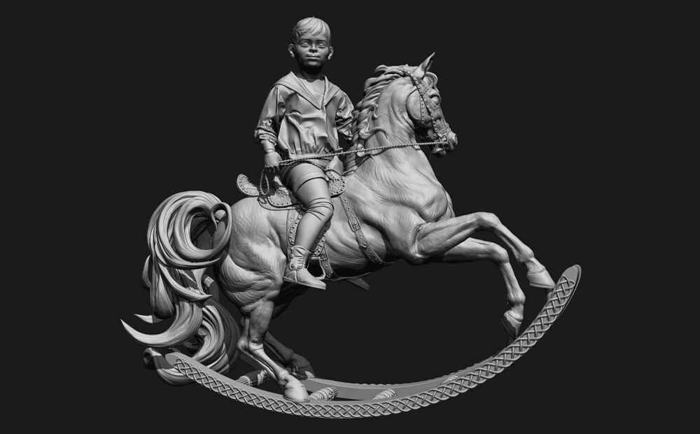 Rider-Boy by Darya Girina sculpting_ZR_2