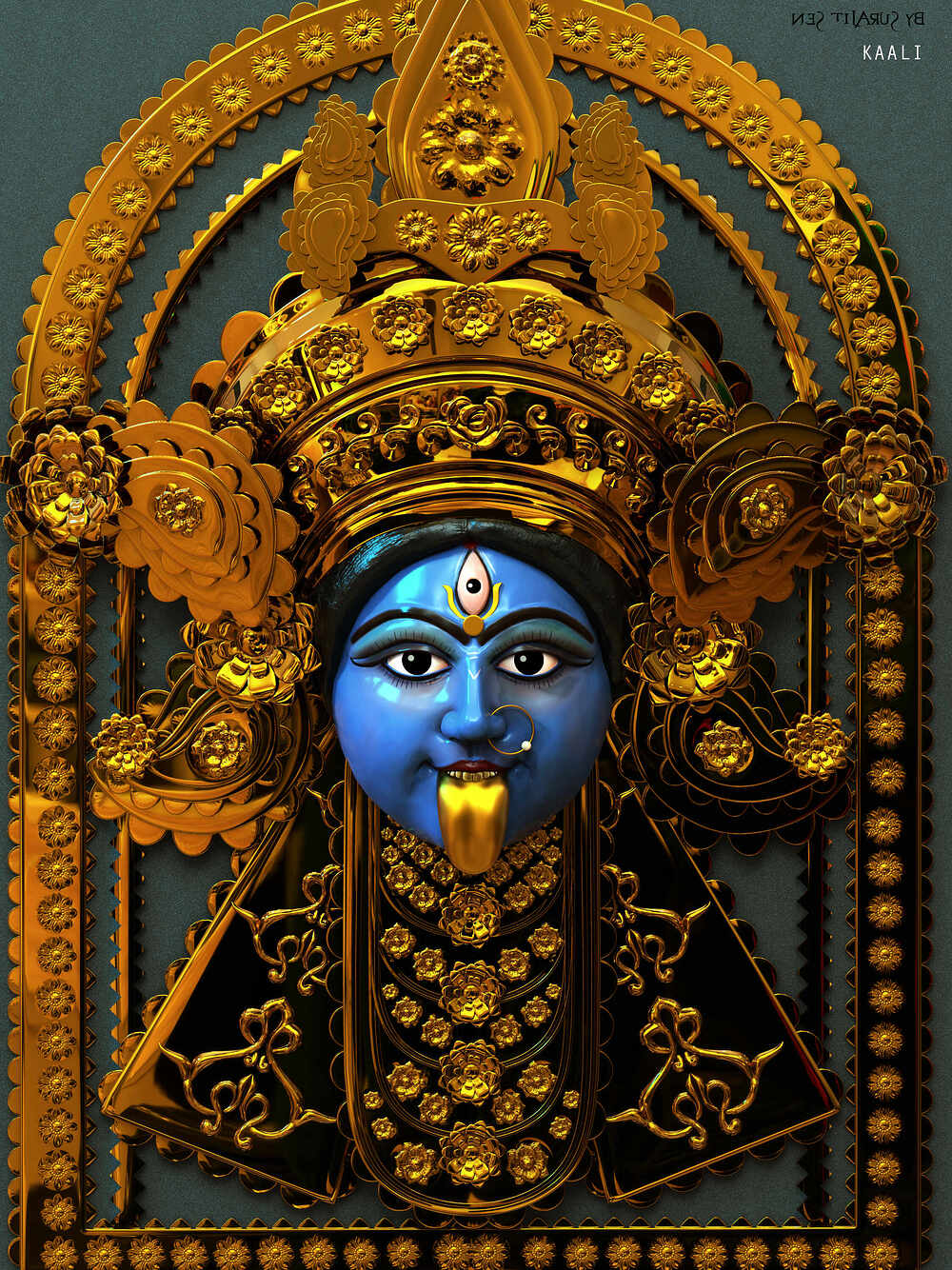 Kaali_Digital_Sculpture_SurajitSen_Nov2023