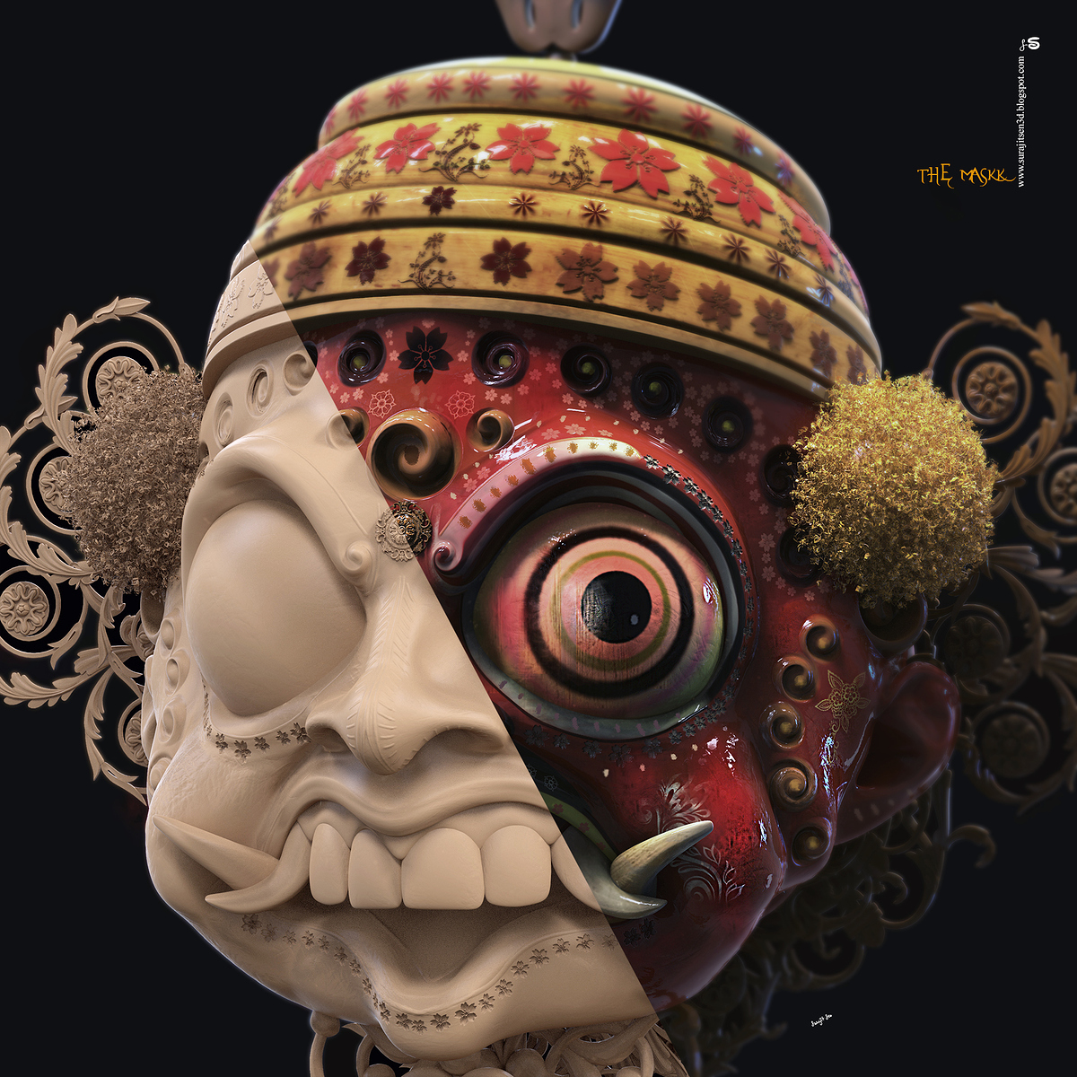 The_Maskk_Digital_Sculpture_SurajitSen_Jul2020__BTH_LGH