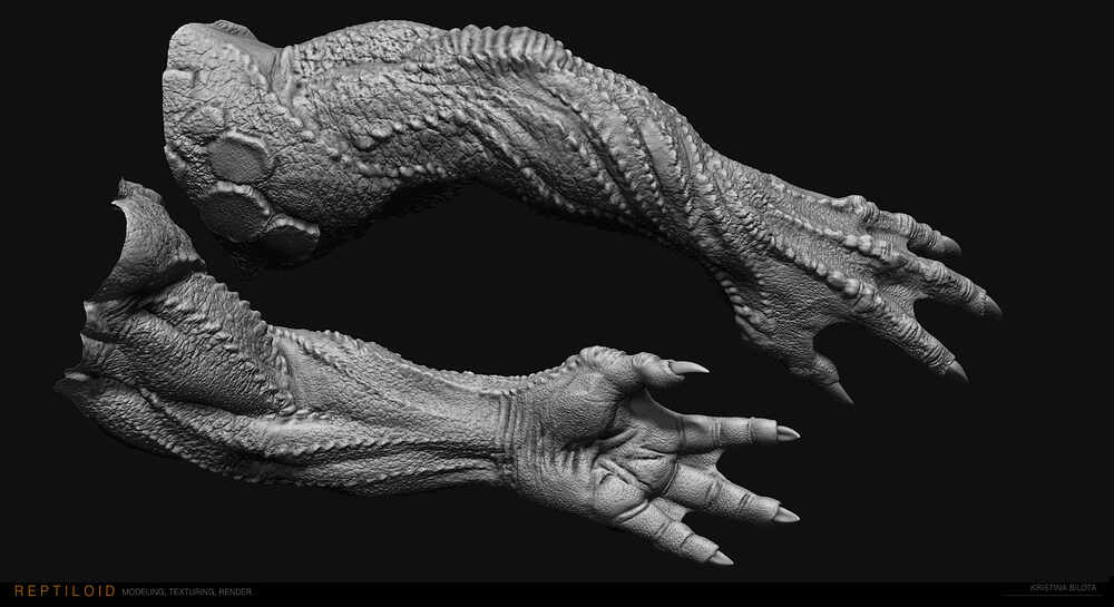 Reptiloid_Zbrush2