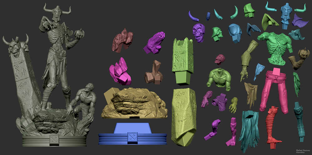 ZBrush_ExplodeFrontColor