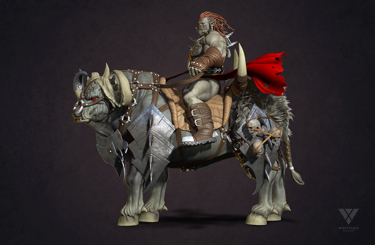 Orc-rider---by-Joel-Borasca---Left-side-view