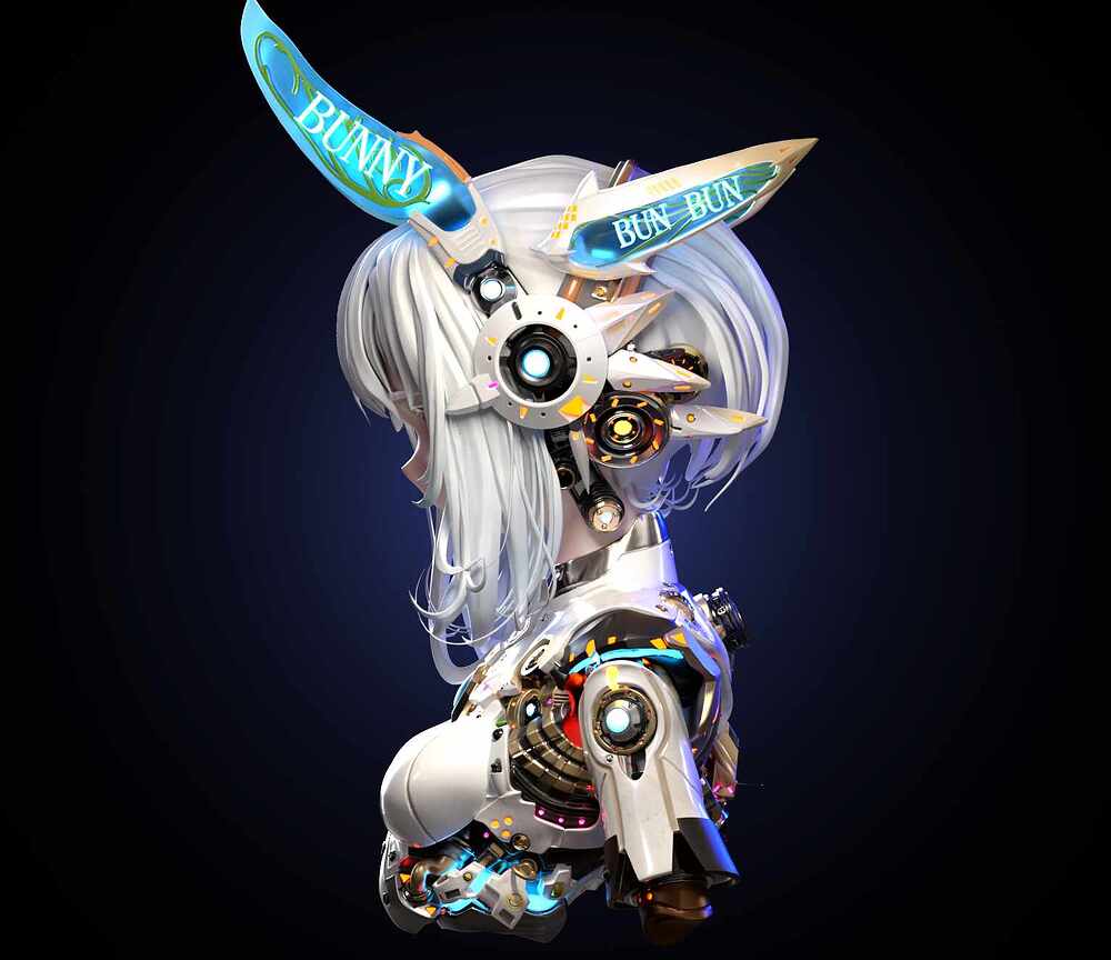 Cyber Bunny Render 2