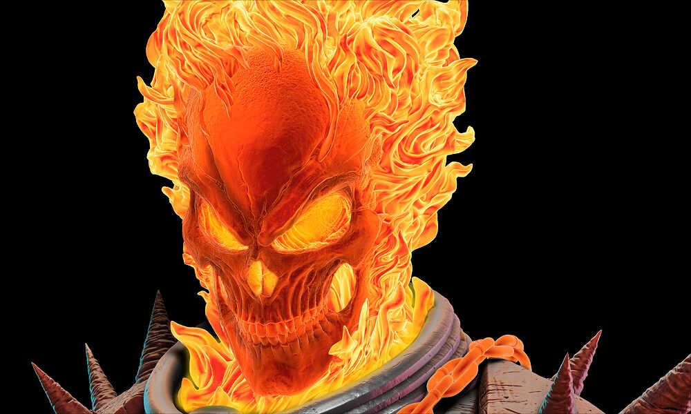 Cosmic Ghost Rider HEAD CLOSE UP