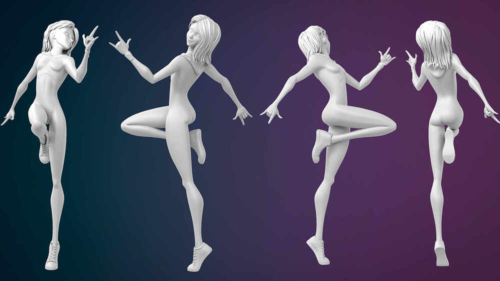 Mohamad_Mahdi_Abbasi_Gwen_Stacy_Pose_Gray