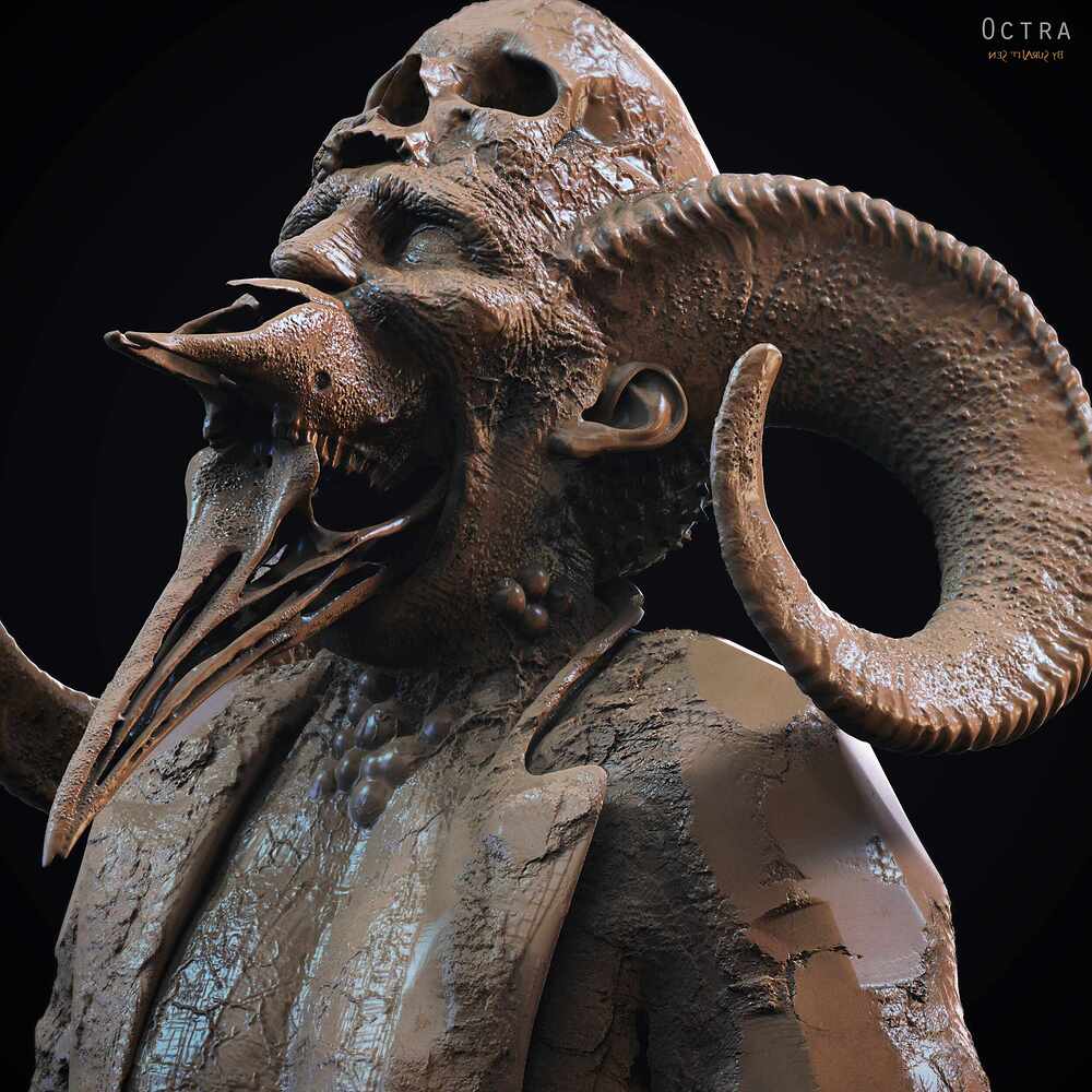 Octra_Creature_Digital_Sculpture_SurajitSen_March2024_V02A