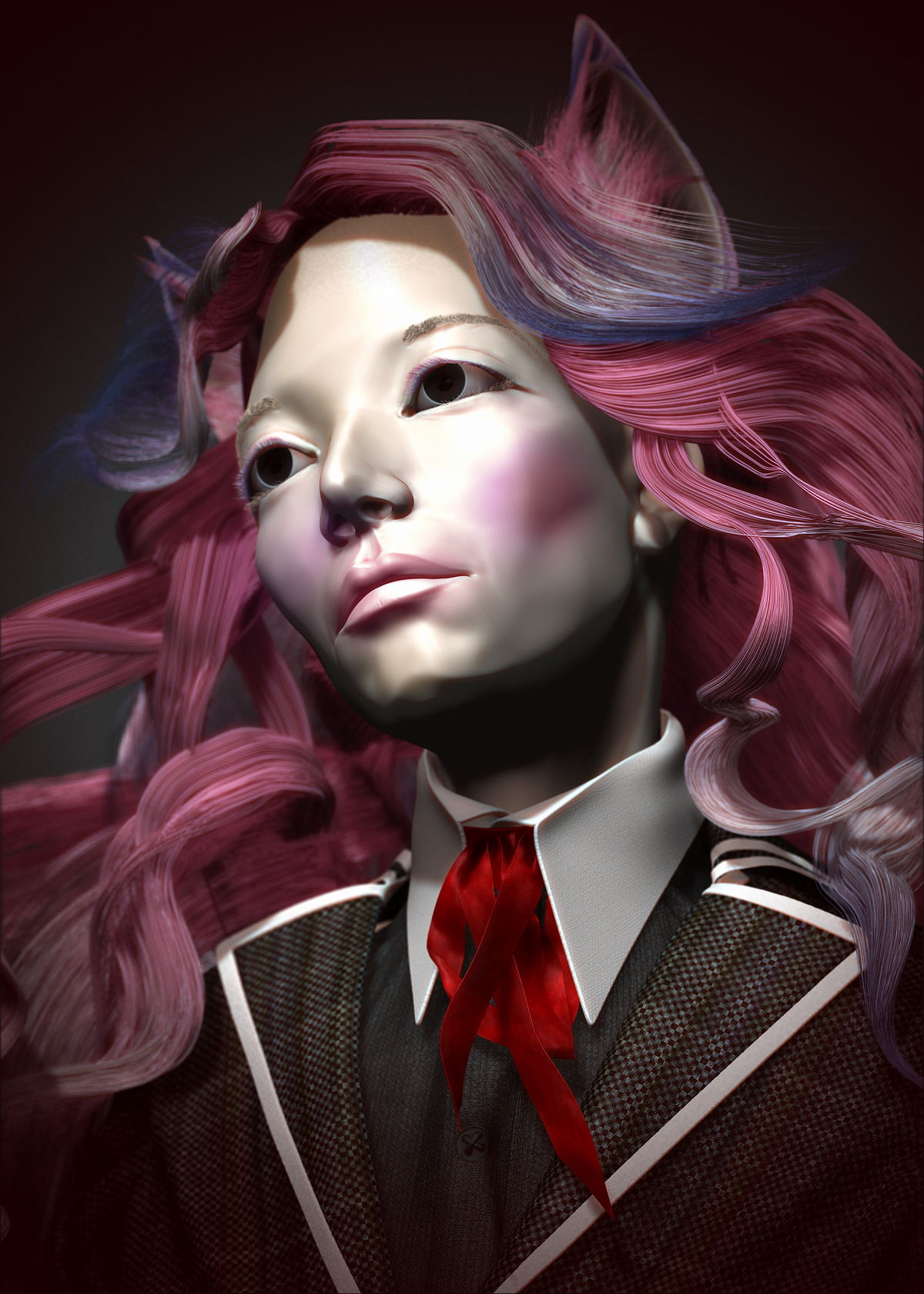 Kemonomimi by Darya Girina_2_portrait